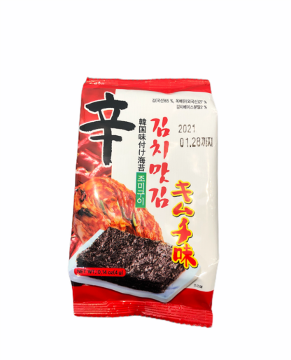 Korean Kimchi flavoured seasoned seaweed 4g(8st)