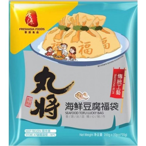 Freshasia Foods Wanjiang Seafood Tofu Lucky Bag 0g 香源食品丸将海鲜豆腐福袋0g Newfeel Kinabutik