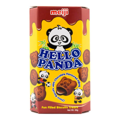 MEIJI Hello Panda Double Chocolate Biscuits 50g 明治 双重巧克力熊猫夹心饼干 50g